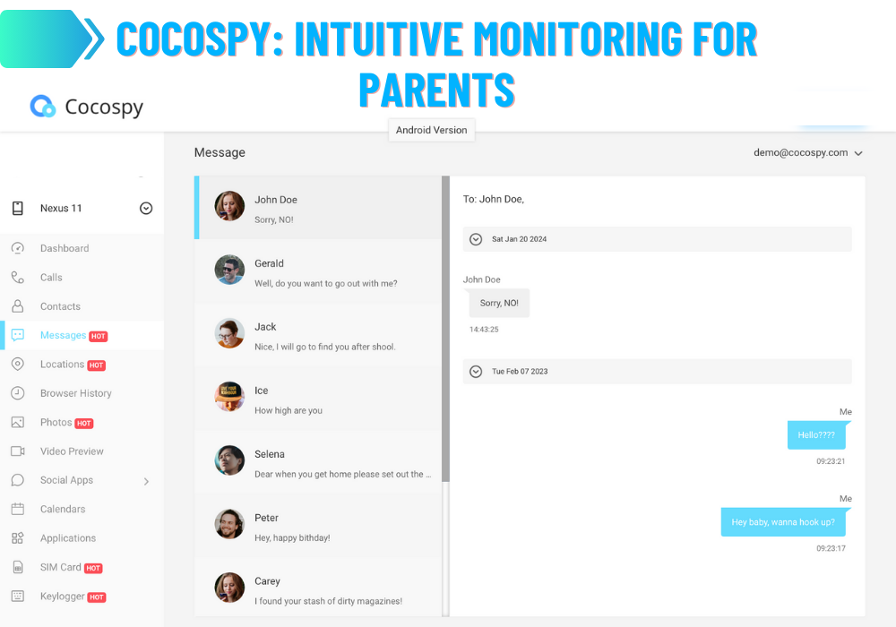 Cocospy Intuitive Monitoring for Parents