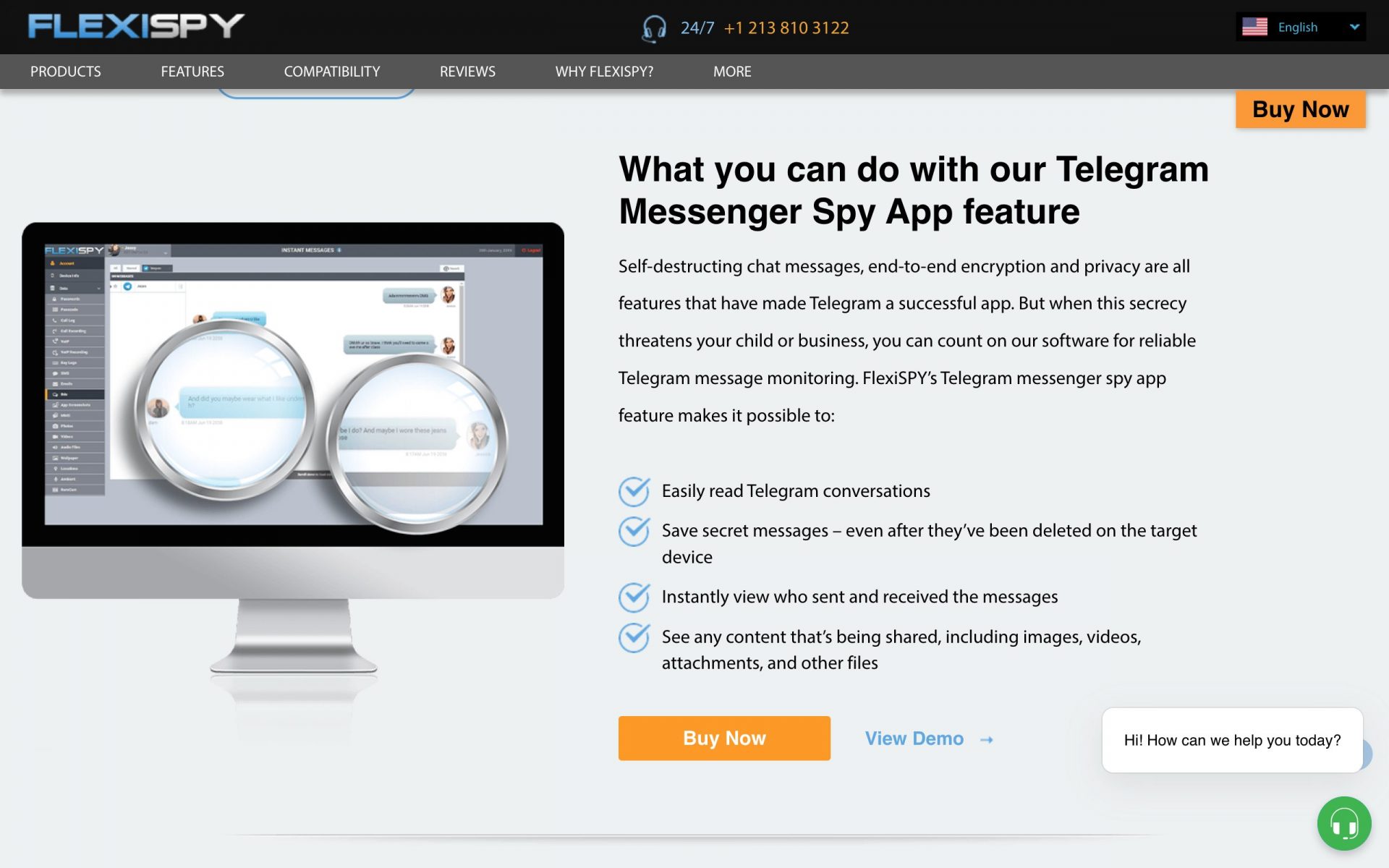 FlexiSpy Telegram Spy