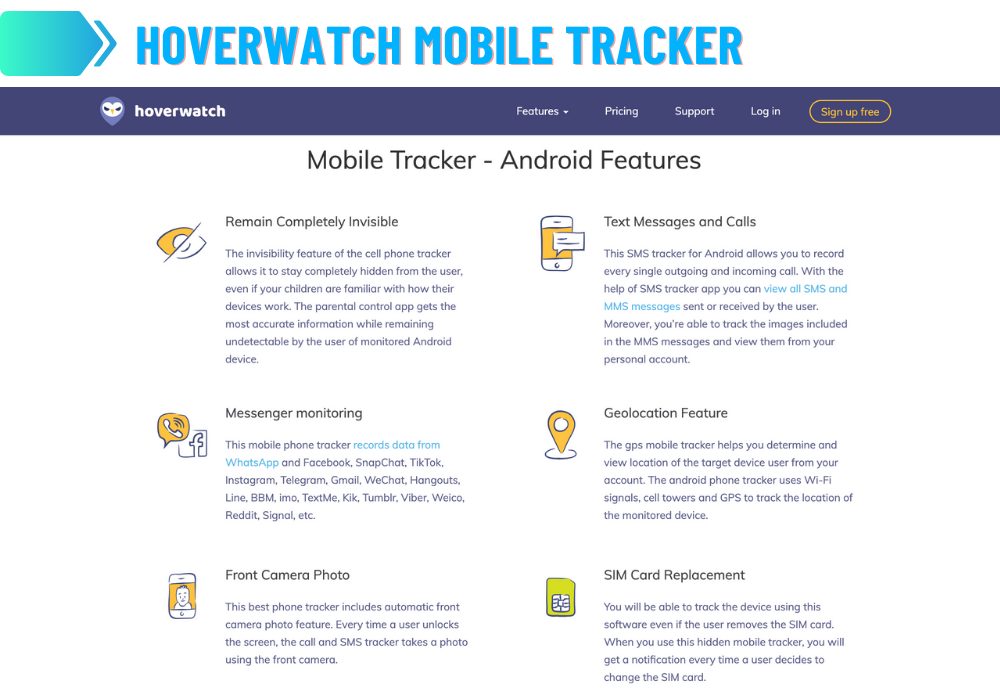 Hoverwatch Mobile Tracker