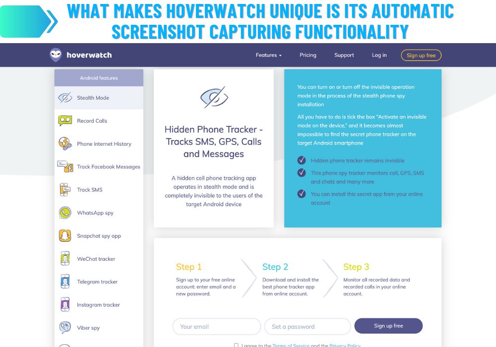Hoverwatch Tablets Monitoring