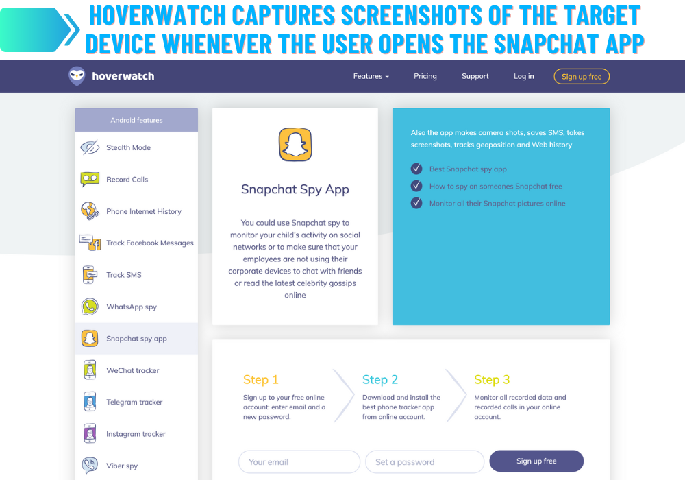Hoverwatch for Snapchat