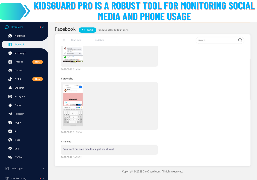 KidsGuard Pro Monitoring Apps