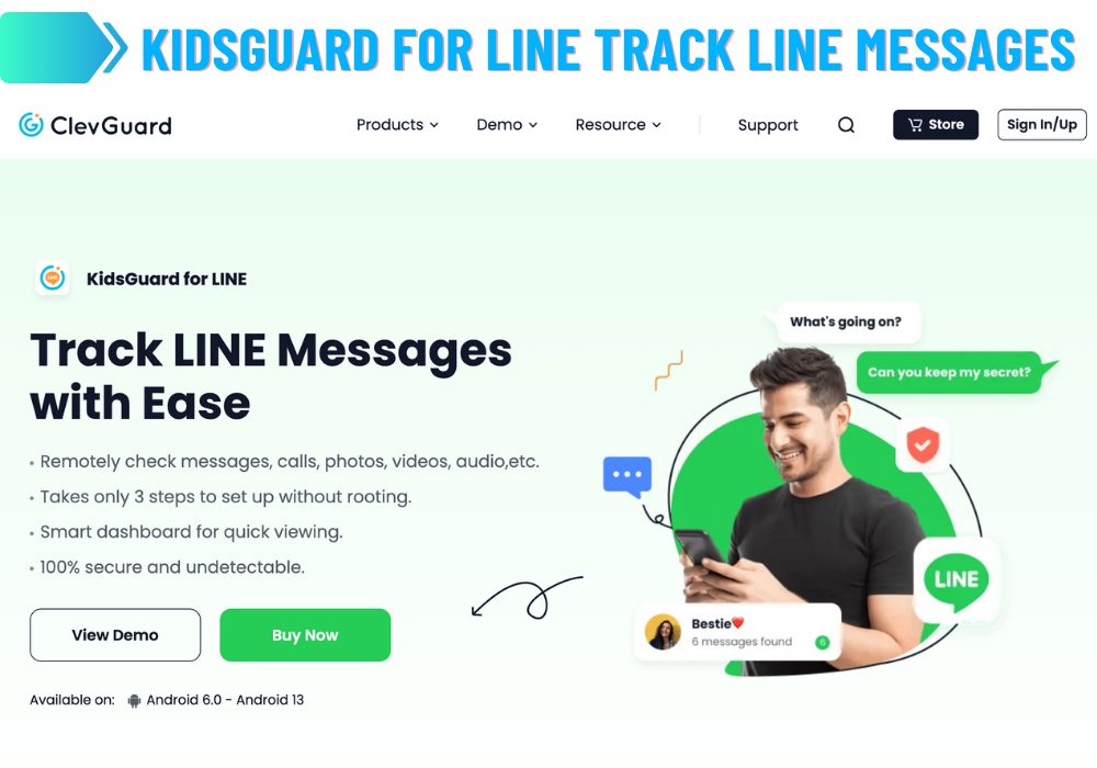 KidsGuard for LINE Track LINE Messages