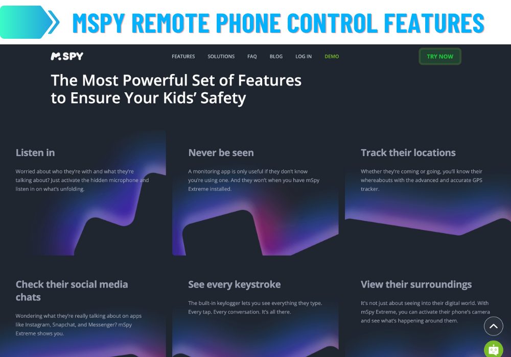 Mspy Remote Phone Control Features