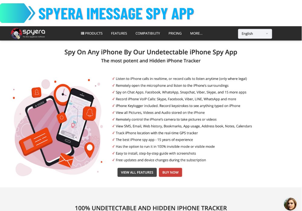 Spyera iMessage Spy App