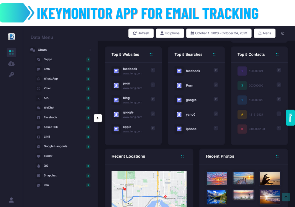 iKeyMonitor App for Email Tracking