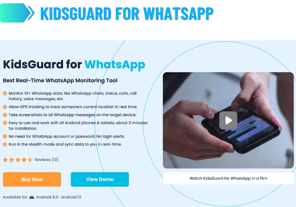 WhatsApp için KidsGuard