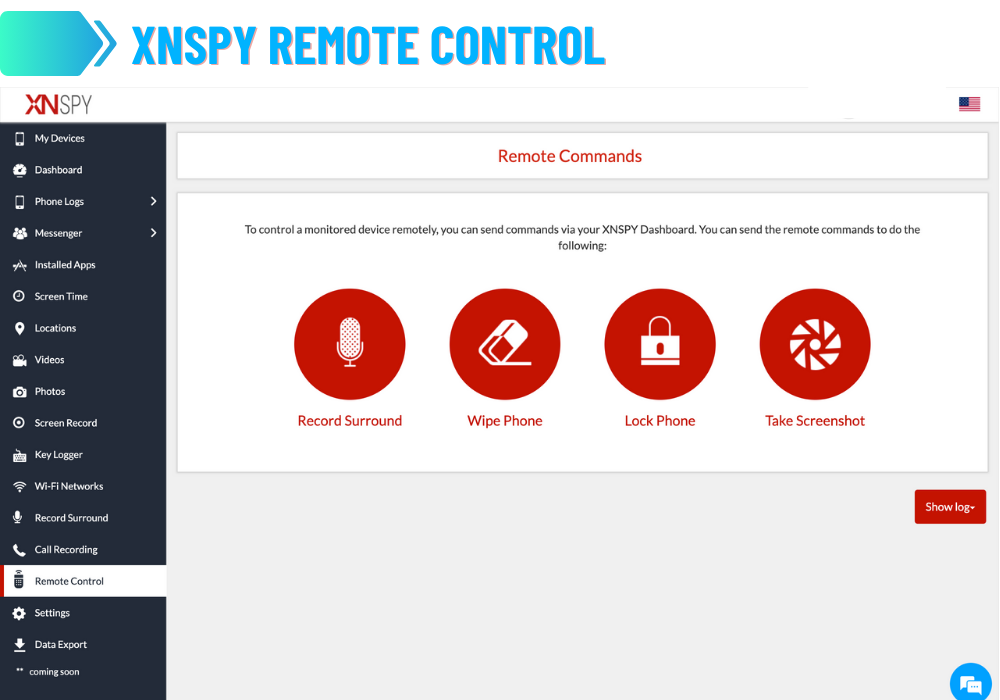 XNSPY Remote Control