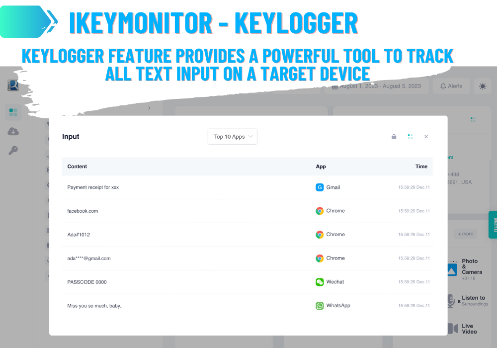 iKeyMonitor - Keylogger