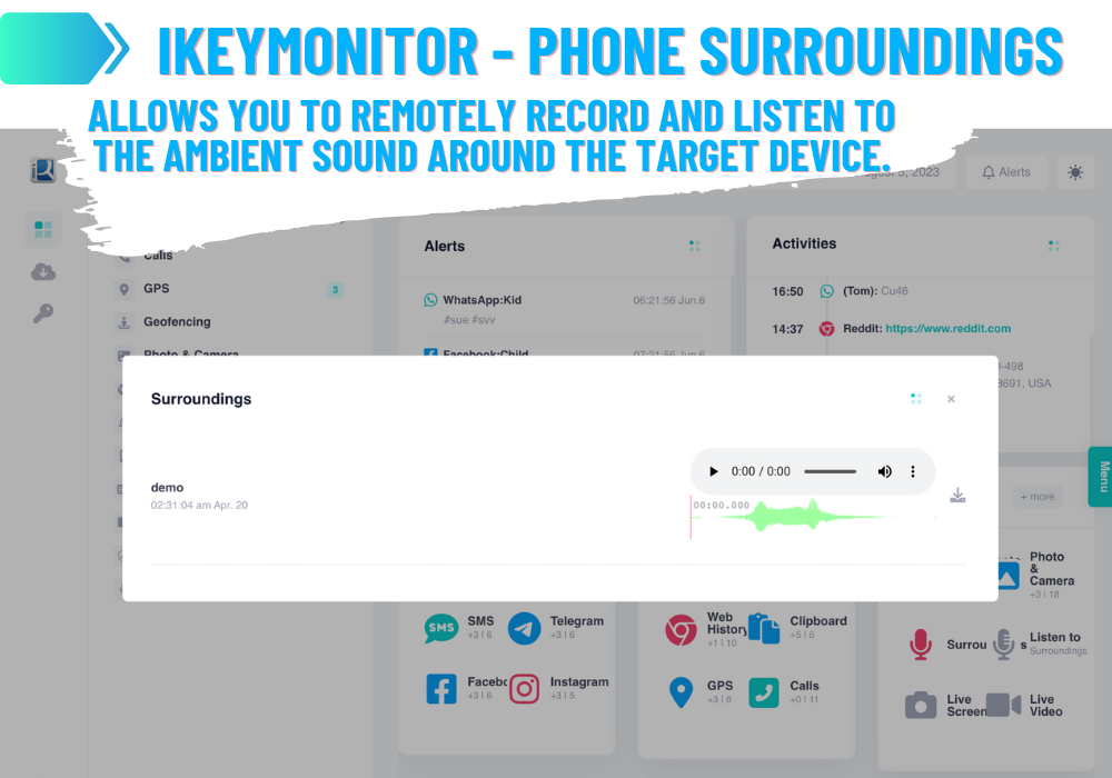iKeyMonitor - Lingkungan Telepon