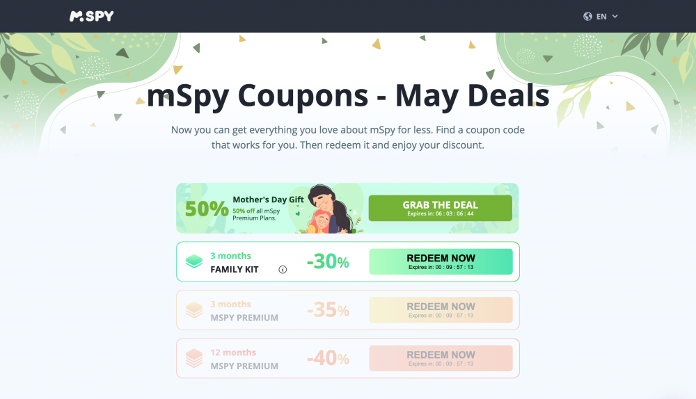 mSpy Official Website Coupon Codes