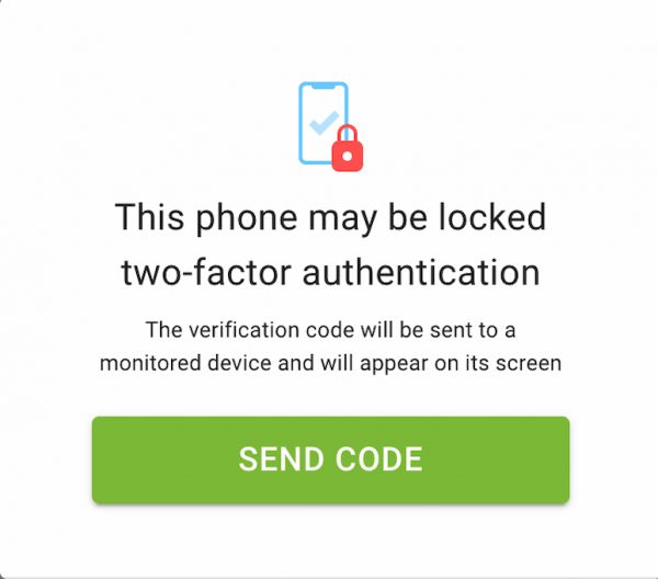 mSpy Two Factor Authentication Code