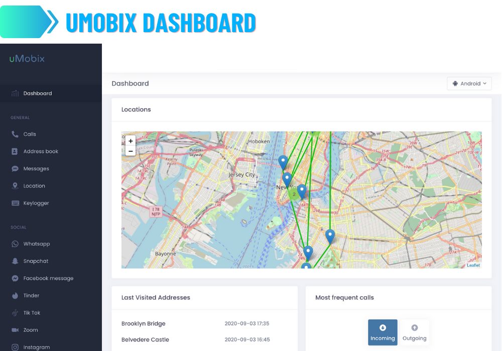 uMobix Dashboard