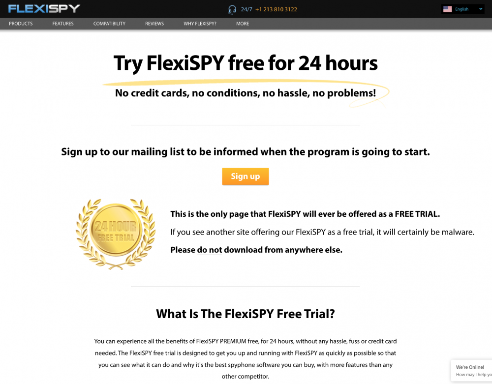 FlexiSPY Trial for 24 hours