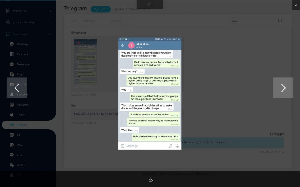 KidsGuard Pro Secret Chats Tracker