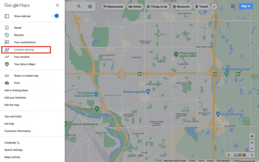 Tracking Someone on Google Maps on Computer
