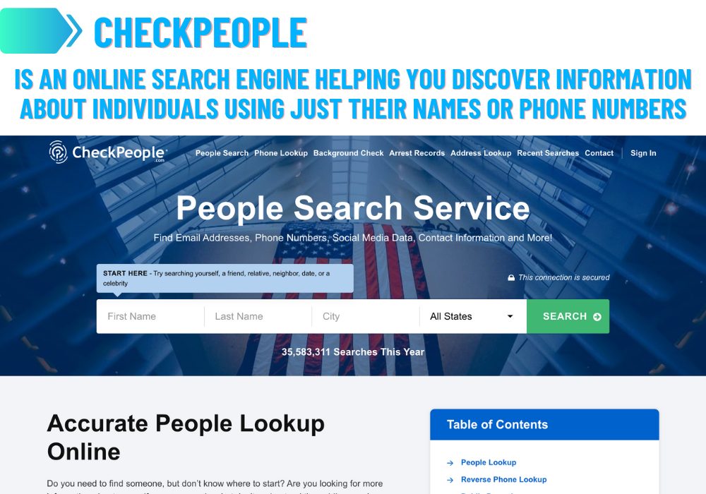 CheckPeople online search engine
