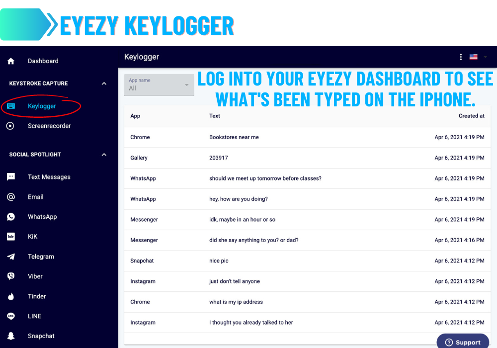 Eyezy Keylogger