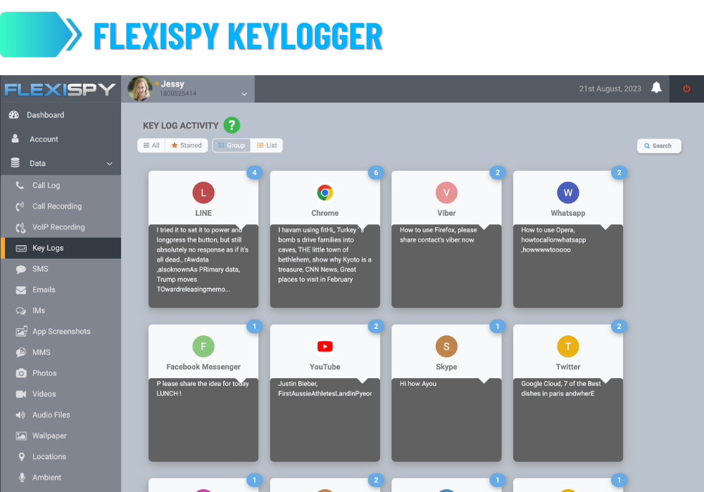 FlexiSPY Keylogger