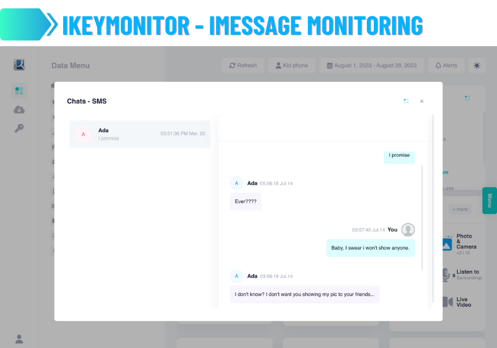 ikeymonitor - iMessage monitoring