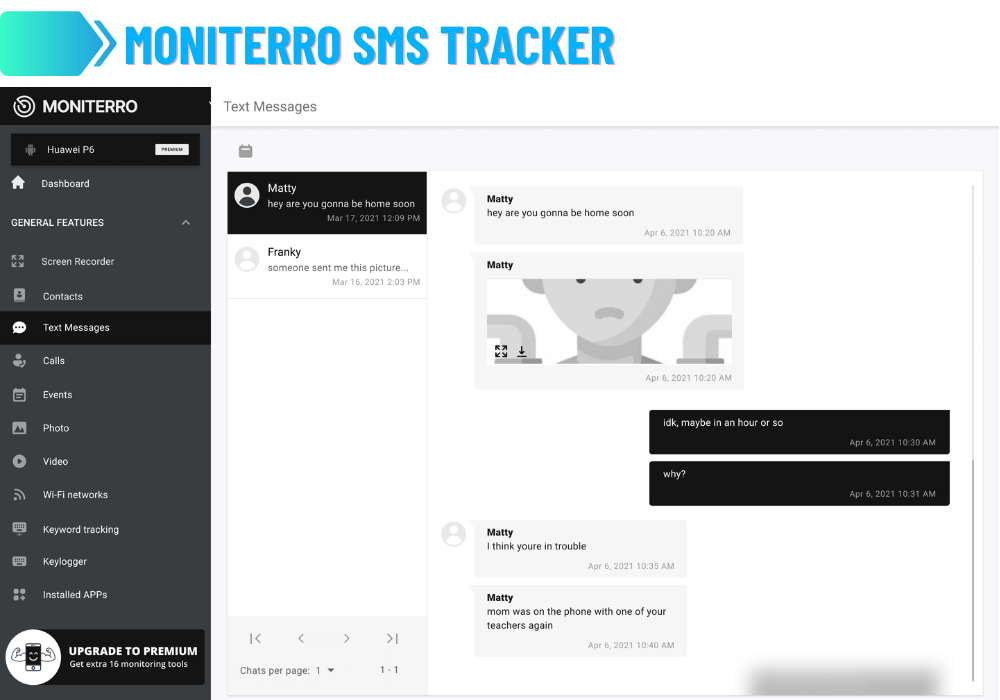 Moniterro SMS Tracker