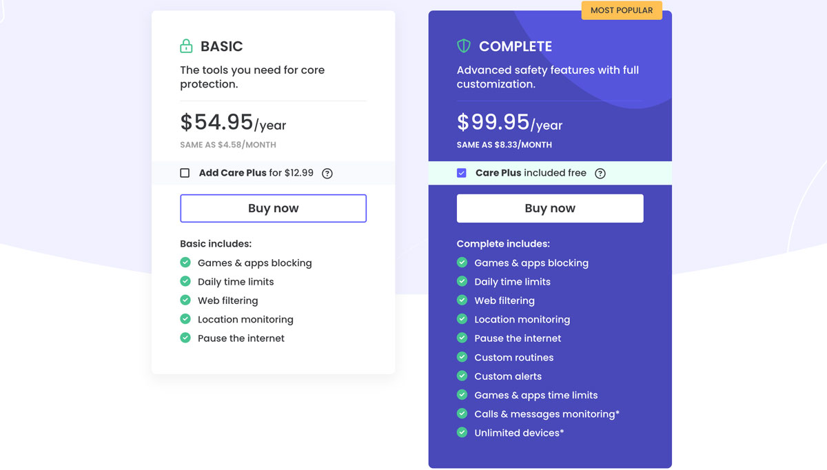 Qustodio Pricing Plans